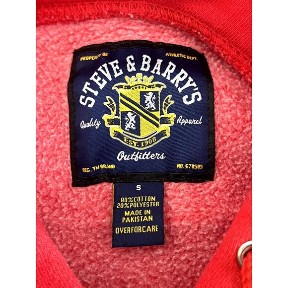 Ohio State Men's Steve & Barry's Vintage Hoodie Pullover Sweatshirt Red Small - Picture 4 of 4